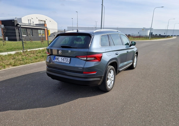 Skoda Kodiaq cena 82000 przebieg: 300000, rok produkcji 2018 z Tarnogród małe 781